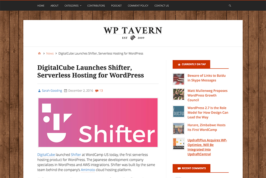 shifter_on_wptavern