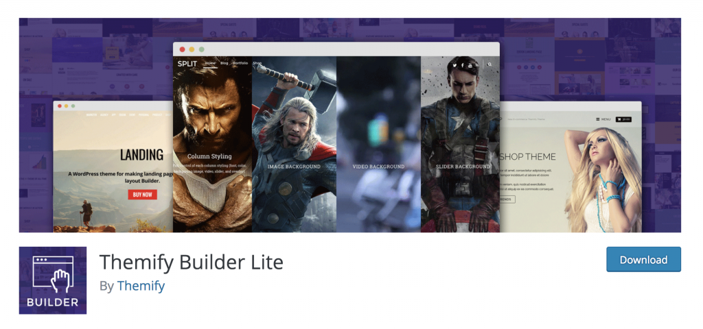 Themify Builder Lite - WordPress Plugin on Shifter